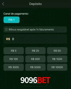 deposits 9096BET